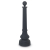 Round Finial Formal Colonial Crowd Control Rope Post, 1400 Series