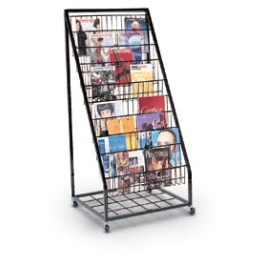 Newsletter Rack Fixed Magazine/Newspaper Rack | United Visual Products
